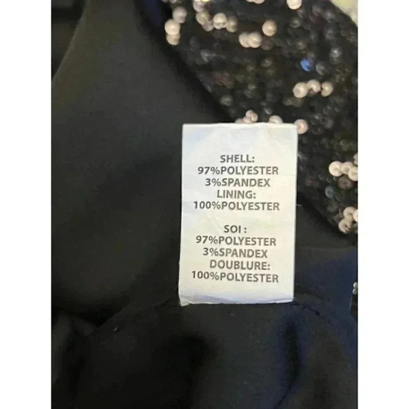 Ramy Brook Black Sequin Cocktail Dress Size XS - Picture 10 of 11